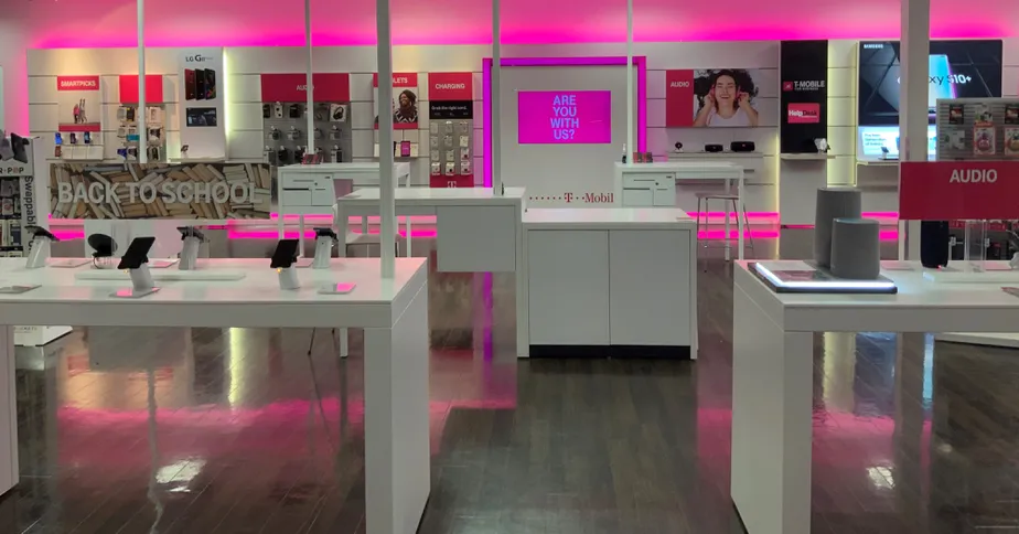  Interior photo of T-Mobile Store at College Square, Sacramento, CA 