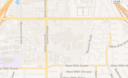 map of 11149 W. 95th St K12 Overland Park, KS 66214