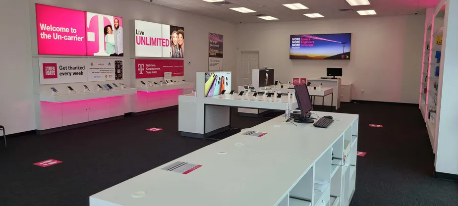 Interior photo of T-Mobile Store at Fm 529 Rd & Blue Swift Dr, Cypress, TX
