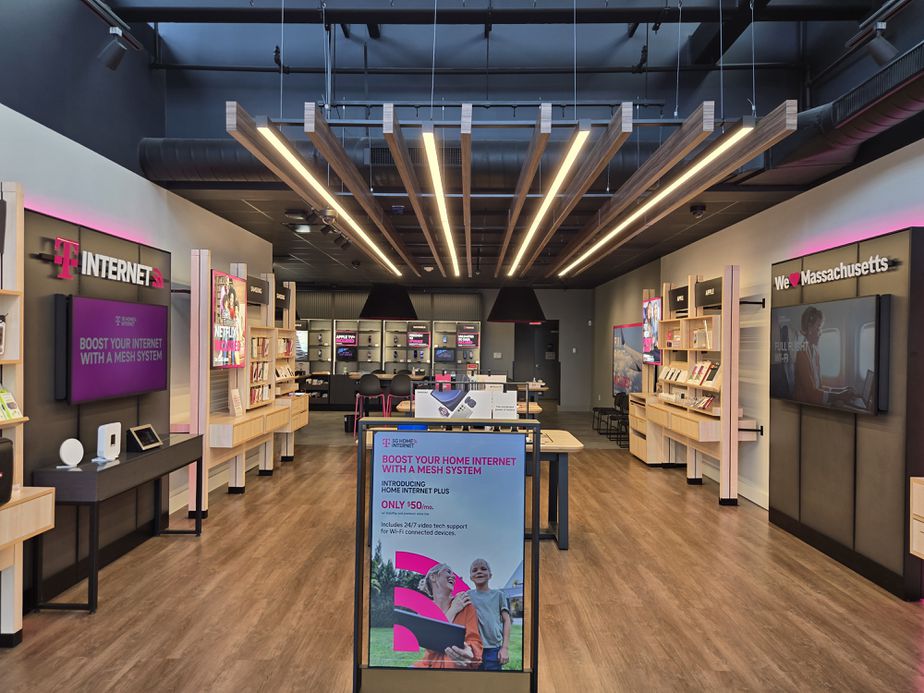 Interior photo of T-Mobile Store at Route 1 North Saugus, Saugus, MA