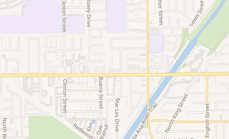 map of 2709 Westminster Ave Suite A1 Santa Ana, CA 92706