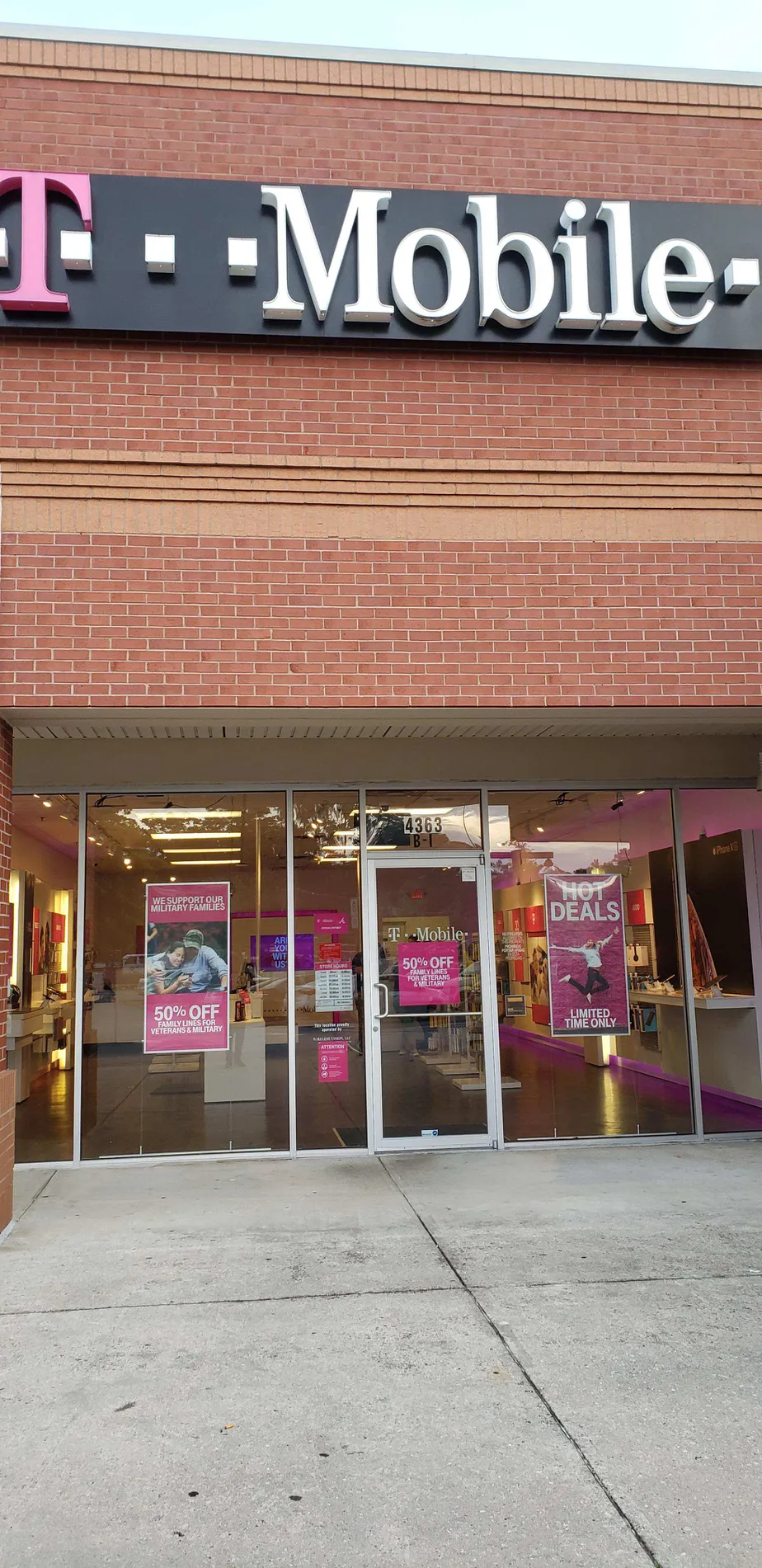 Exterior photo of T-Mobile store at Lawrenceville Hwy & Lavista Rd, Tucker, GA