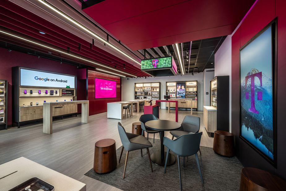 Interior photo of T-Mobile Store at SE 272nd & SE 172nd, Covington, WA