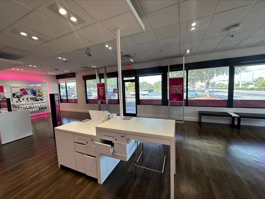Interior photo of T-Mobile Store at Shoppes at West Melbourne, West Melbourne, FL