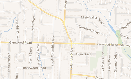 map of 1775 Columbia Dr Decatur, GA 30032