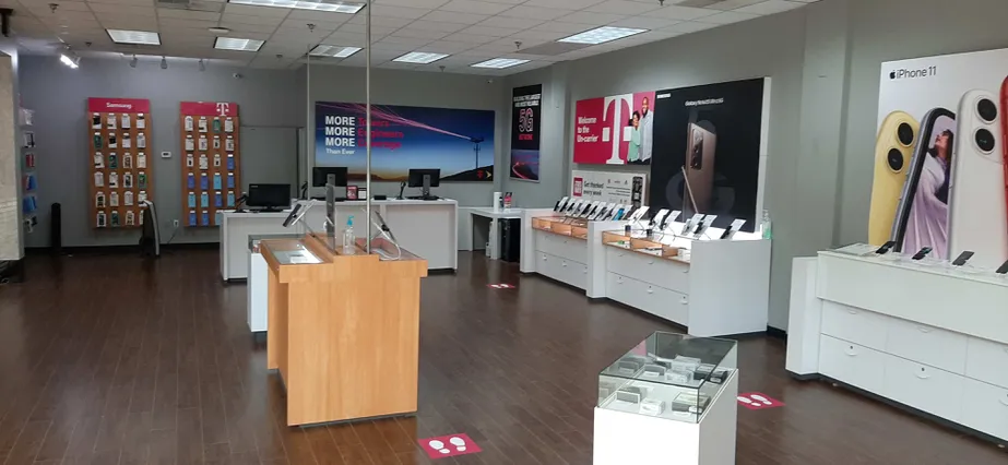 Interior photo of T-Mobile Store at College Square Mall 2, Morristown, TN