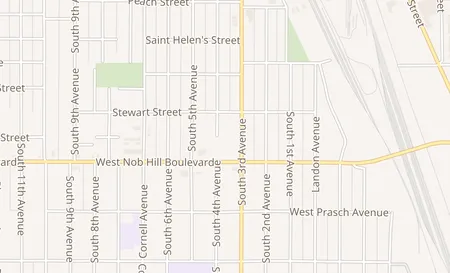 map of 1020 South 3rd Ave Yakima, WA 98902