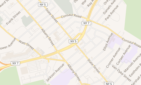 map of 1610 State Street Schenectady, NY 12304