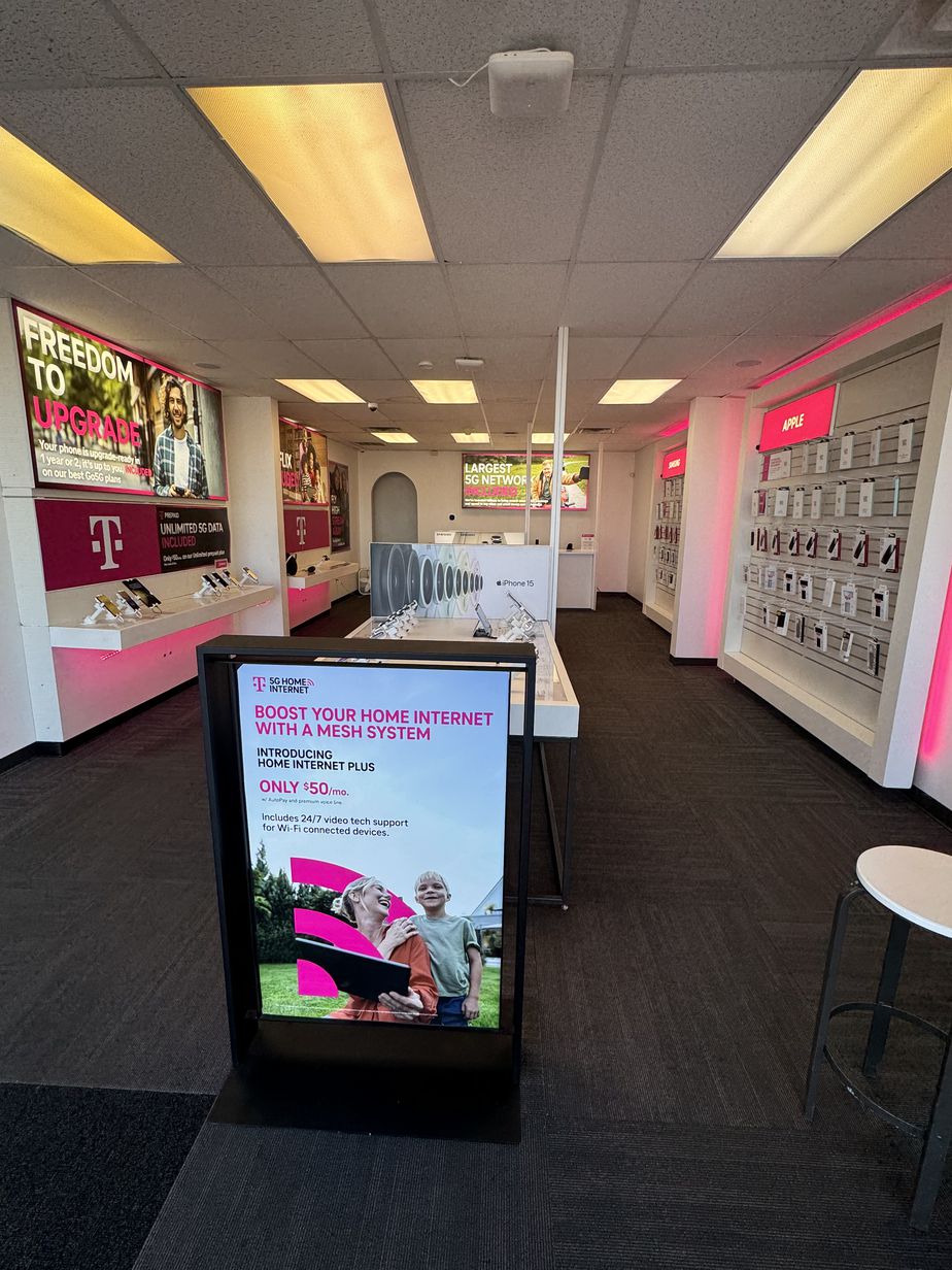 Interior photo of T-Mobile Store at S Georgia St & S Austin St, Amarillo, TX