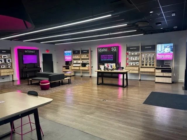 Interior photo of T-Mobile Store at Eagle Rd & N Cajun Ct, Meridian, ID