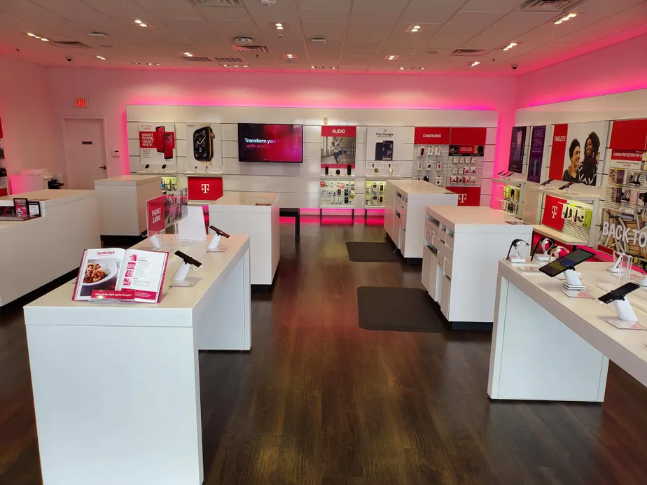 Interior photo of T-Mobile Store at Spring Stuebner Rd & Kuykendahl Rd, Spring, TX