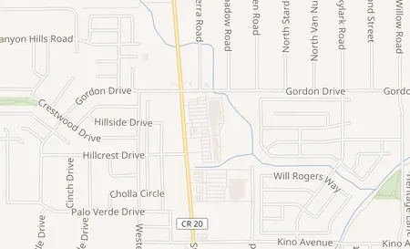 map of 3990 Stockton Hill Rd Kingman, AZ 86409