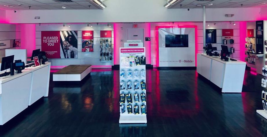 Interior photo of T-Mobile Store at S Main St & Lauchwood Dr, Laurinburg, NC
