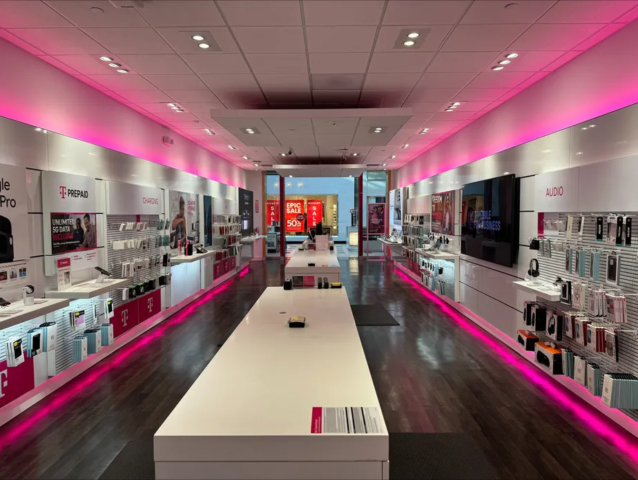  Interior photo of T-Mobile Store at University Park Mall, Mishawaka, IN 