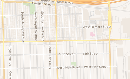 map of 5918 W. Roosevelt Rd Chicago, IL 60644