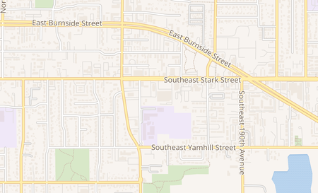 map of 18330 SE Stark St Portland, OR 97233