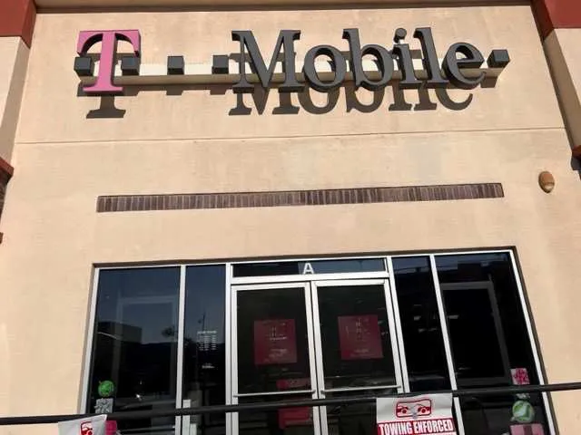 Exterior photo of T-Mobile Store at N Mesa St & Baltimore, El Paso, TX