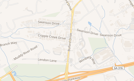 map of 854 Buford Dr. Ste-C Lawrenceville, GA 30043