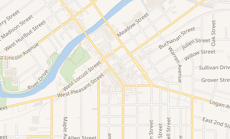 map of 408 S State St Belvidere, IL 61008