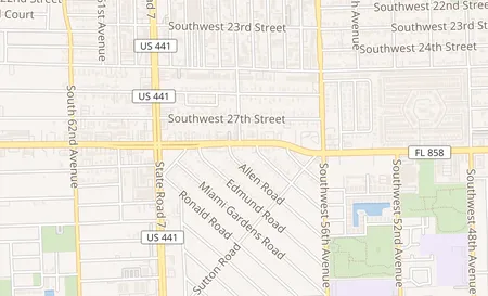 map of 5738 W Hallandale Beach Blvd West Park, FL 33023