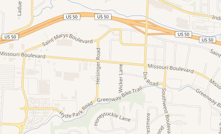 map of 2219 Missouri Boulevard Jefferson City, MO 65109