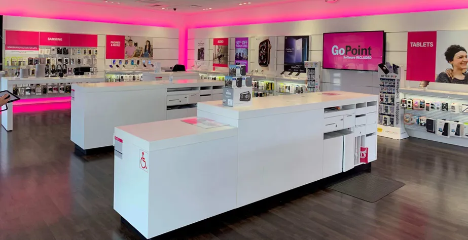 Interior photo of T-Mobile Store at Skibo Rd & Chason Ridge Dr, Fayetteville, NC