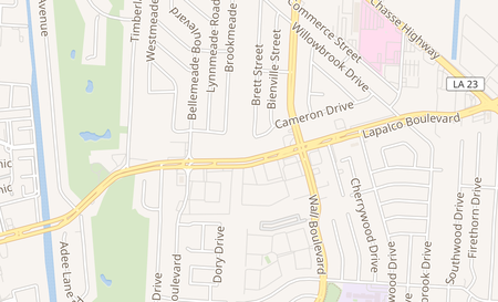 map of 554 Lapalco Blvd Gretna, LA 70056