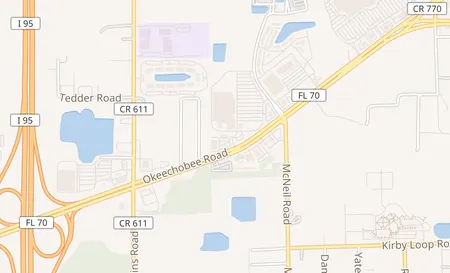 map of 5206 Okeechobee Rd Fort Pierce, FL 34947