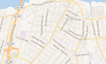 map of 240 Port Richmond Ave Staten Island, NY 10302