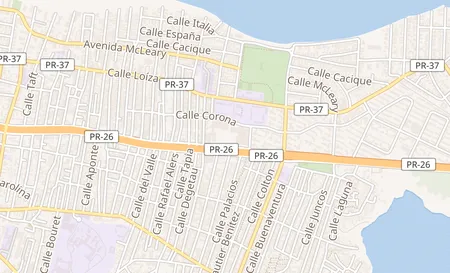 map of Norte Shopping Center Baldorioty de Castro Ave.Int. Arcoiris San Juan, PR 00908
