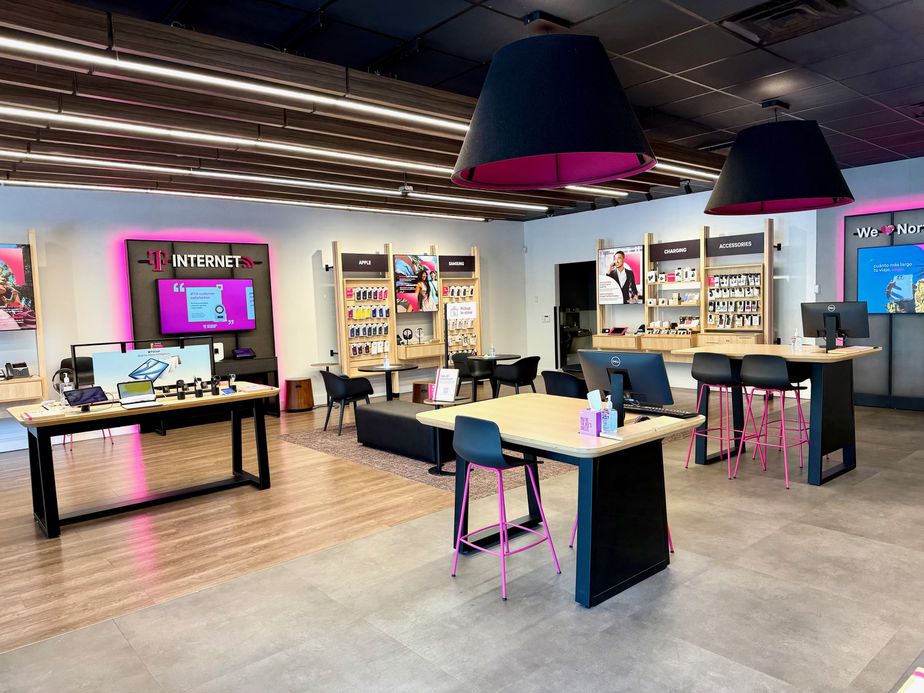 Interior photo of T-Mobile Store at Fayetteville Rd & E NC Hwy 54, Durham, NC