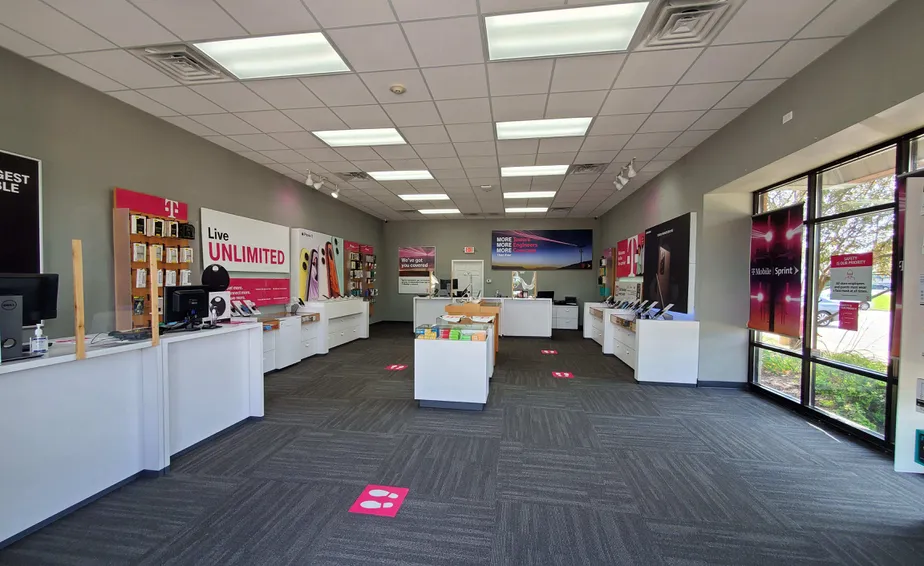 Interior photo of T-Mobile Store at N US Hwy 12 & Short St, Spring Grove, IL