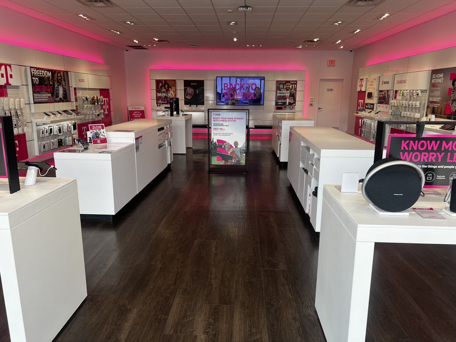 Interior photo of T-Mobile Store at Clairton & Century III Mall Rd, Pittsburgh, PA