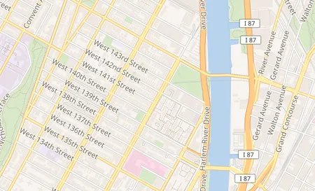map of 629 Lenox Ave New York, NY 10037