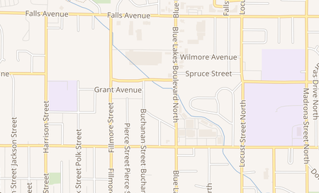 map of 655 Blue Lakes Blvd. North Twin Falls, ID 83301