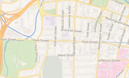 map of 704 Park St Hartford, CT 06106