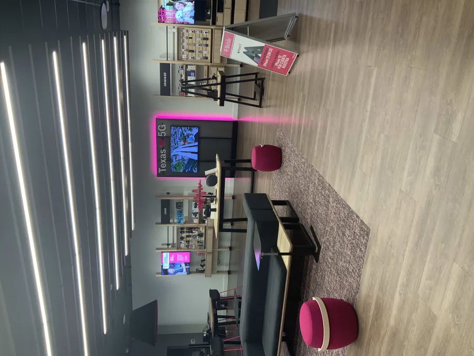 Interior photo of T-Mobile Store at E Round Grove Rd & Vista Ridge Mall, Lewisville, TX