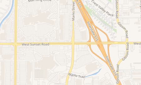 map of 1134 W Sunset Rd Henderson, NV 89014
