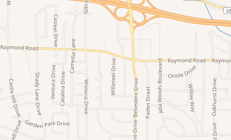 map of 2879 McDowell Road Ext Jackson, MS 39204