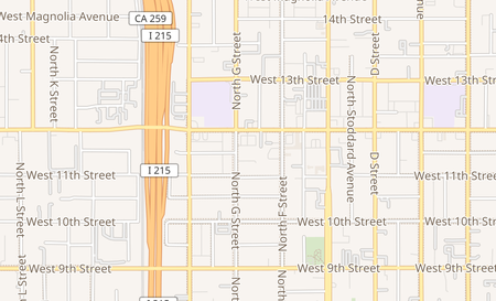 map of 685 W Base Line St Ste H San Bernardino, CA 92410