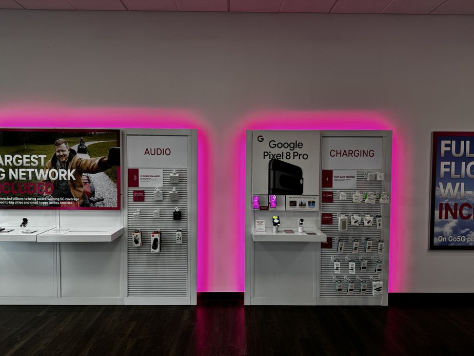 Interior photo of T-Mobile Store at Strong's Creek Plaza, Fortuna, CA