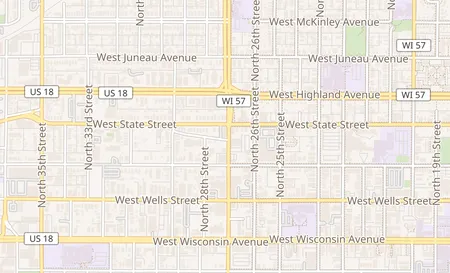 map of 949 N 27th Street Milwaukee, WI 53218