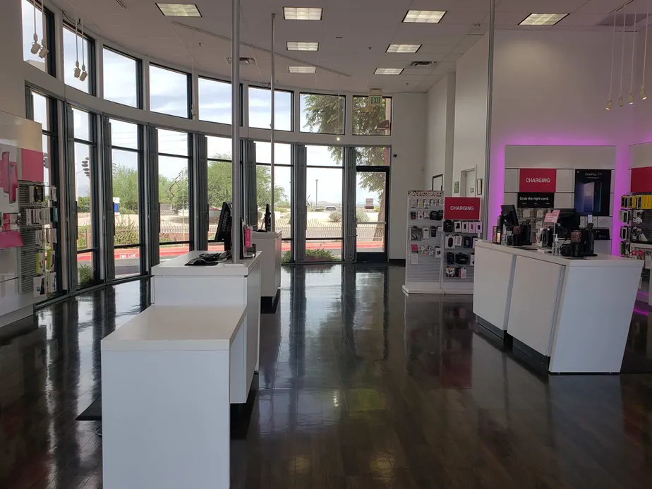  Interior photo of T-Mobile Store at E McKellups Rd & N Greenfield Rd, Mesa, AZ 