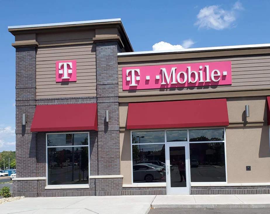  Exterior photo of T-Mobile store at E Main St & Martin Luther King Dr, New Britain, CT 