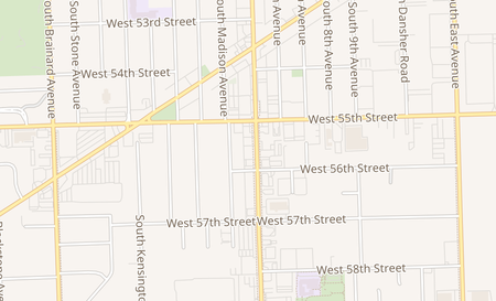 map of 5530 S La Grange Rd Countryside, IL 60525