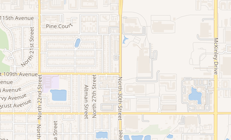map of 10910 30th St #108 Tampa, FL 33612