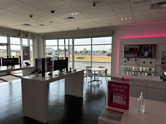 Interior photo of T-Mobile Store at Bridge & I-2, Weslaco, TX