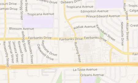 map of 5140 Fairbanks Dr 6 El Paso, TX 79924