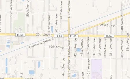map of 1950 44th Ave Vero Beach, FL 32966