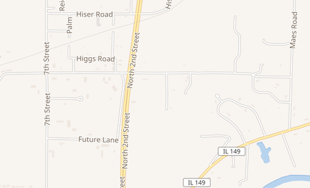 map of 550 E Industrial Park Rd Murphysboro, IL 62966